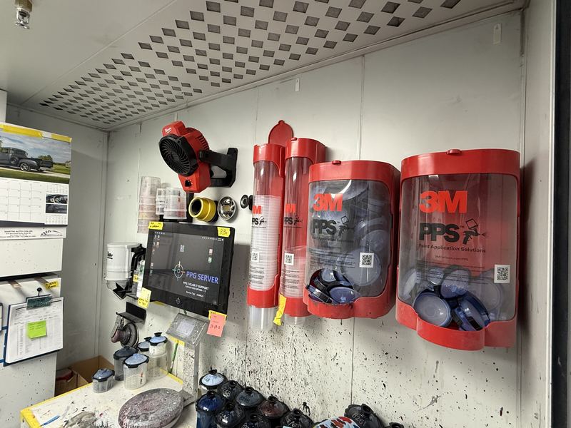 PPG paint mixing room
